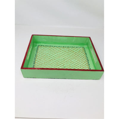 Serving Tray - Beautifully Hand Painted With Traditional Rajasthani/ Mughal Art /Wooden Tray