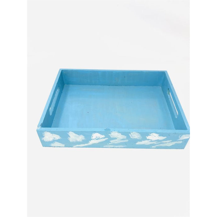 Serving Tray - Beautifully Hand Painted With Traditional Rajasthani/Mughal Art/Wooden Tray