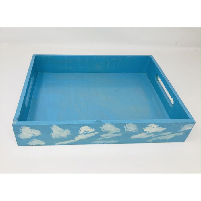 Serving Tray - Beautifully Hand Painted With Traditional Rajasthani/Mughal Art/Wooden Tray