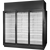 True TRM3M-YY-BLK-WHT-1BLKLLL-4 True Retail Merchandiser • 3-Door • Medium Temp – In Line Left Panel/In Line Right Panel – Black Exterior – White Interior – Aluminum Frame Black Doors • All Left Door Hinge – 4000K LED Lighting