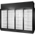 True TRM4L-YN-BLK-WHT-1BLKLLLL-4 True Retail Merchandiser • 4-Door • Low Temp – In Line Left Panel/Finished Right Panel – Black Exterior – White Interior – Aluminum Frame Black Doors • All Left Door Hinge – 4000K LED Lighting