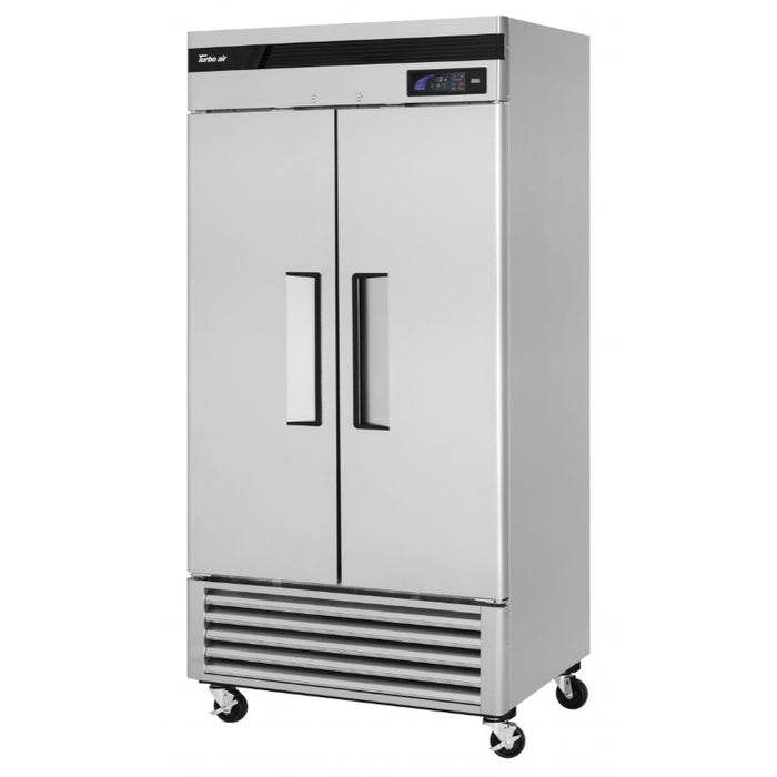 Turbo Air TSF-35SDN-N Super Deluxe Bottom Mount Reach-in Two Section Freezer With Solid Door  29.19 cu.ft.