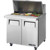 True TSSU-36-15M-B-HC Mega-Top Solid Door Sandwich/Salad Unit with Hydrocarbon Refrigerant
