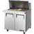 True TSSU-36-15M-B-HC Mega-Top Solid Door Sandwich/Salad Unit with Hydrocarbon Refrigerant
