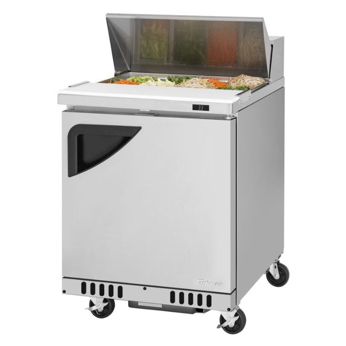 Turbo Air TST-28SD-FB-N Rear Mount Super Deluxe Sandwich/Salad Unit with One Section 6.5 cu. ft