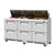 Turbo Air TST-72SD-D6-FB-N Front Breathing Super Deluxe Sandwich/Salad Unit with Three Sections 17.6 cu. ft