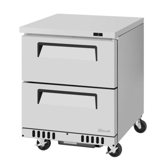 Turbo Air TUF-28SD-D2-FB-N Super Deluxe Series Undercounter Freezer One Section, 11.1 cu. ft.