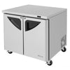Turbo Air TUF-36SD-N Super Deluxe Undercounter Freezer Two Section, 9 cu.ft.
