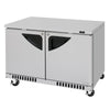 Turbo Air TUR-48SD-FB-N Super Deluxe Series Undercounter Refrigerator Two Section, 11.1 cu. ft.