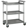 UC-Series 3-Tier Utility Carts with Brakes by Winco