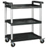 UC-Series 3-Tier Utility Carts with Brakes by Winco