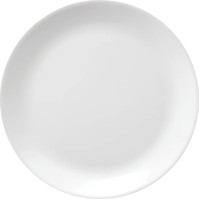 Servewell: Melamine Urmi Plus, Pack of 12, Round Plate (White or Black)