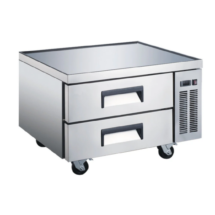 Admiral Craft U-STAR Refrigerated Chef Base with Stainless Steel Top