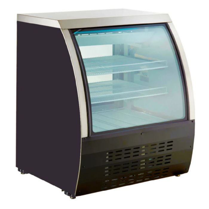 Admiral Craft U-STAR Refrigerated Deli Showcase with Clear Glass Display