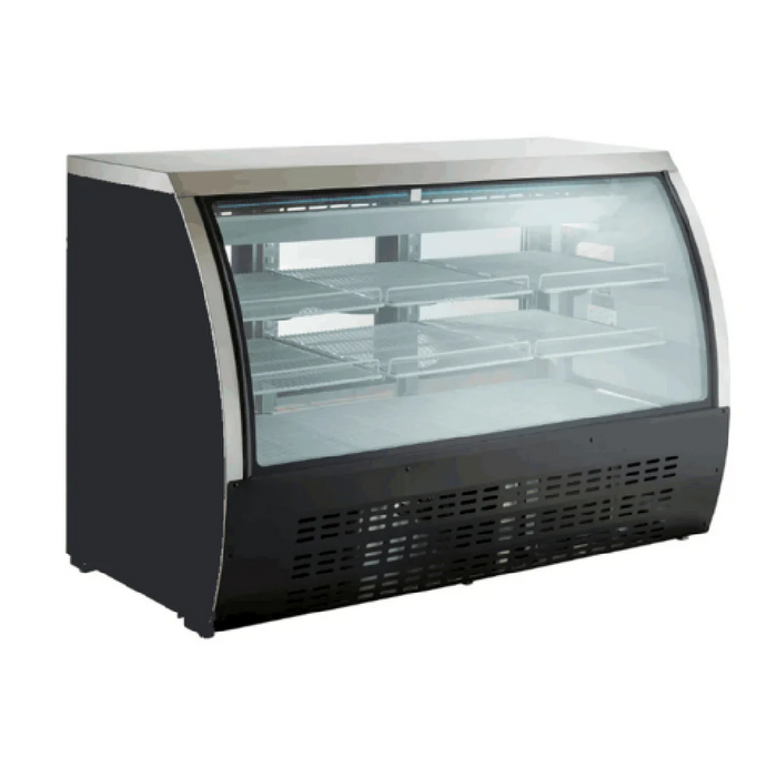 Admiral Craft U-STAR Refrigerated Deli Showcase with Clear Glass Display