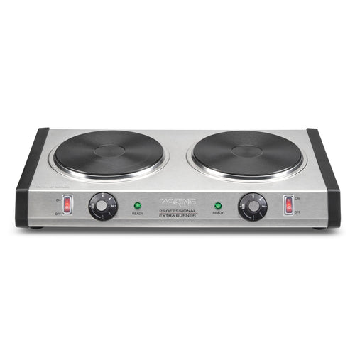 Waring WDB600X Commercial Cast-Iron Double Burner 1800W