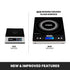 Waring WIH200X Induction/Burner Commercial Single Induction Range 120V