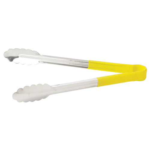Stainless Steel Utility Tong, Polypropylene Handle by Winco, available in Different Color & Size