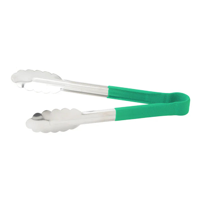 Stainless Steel Utility Tong, Polypropylene Handle by Winco, available in Different Color & Size