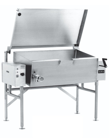 AccuTemp ALTES-30 Electric Skillet with Manual Tilt 30 Gallon Capacity, Electric Heated, Floor Mounted.