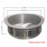Heavy Duty 10 mm Aluminum Biryani Lagan Brazier - Available in different sizes - #13 ~9qts (13" D x 4.6
" H)
