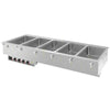 Vollrath 3640801HD 5-Well Marine-Grade Drop-In Hot Well, 208-240V, 5000W