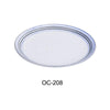 Yanco OC-208 Ocean COUPE SHAPE OVAL PLATE, China, (3Dz)