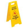 WCS-25 - Wet Floor Caution Sign, Fold-out, Yellow by Winco