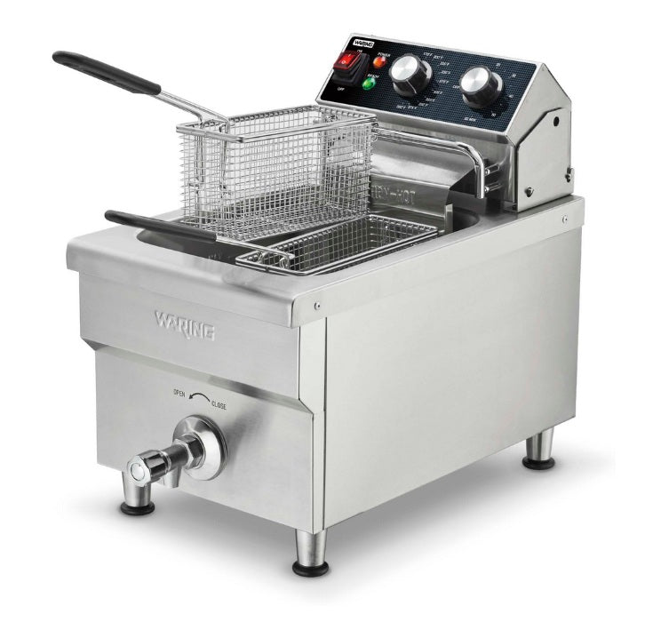 Waring WDF1300 10 lb. Heavy-Duty Deep Fryer