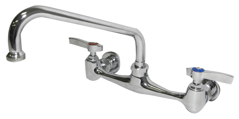 Serv-Ware WF16-CWP 8" Center Wall Mount Faucet with 16" Swing Spout – NSF