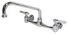 Serv-Ware WF12-CWP 8" Center Wall Mount Faucet with 12" Swing Spout – NSF