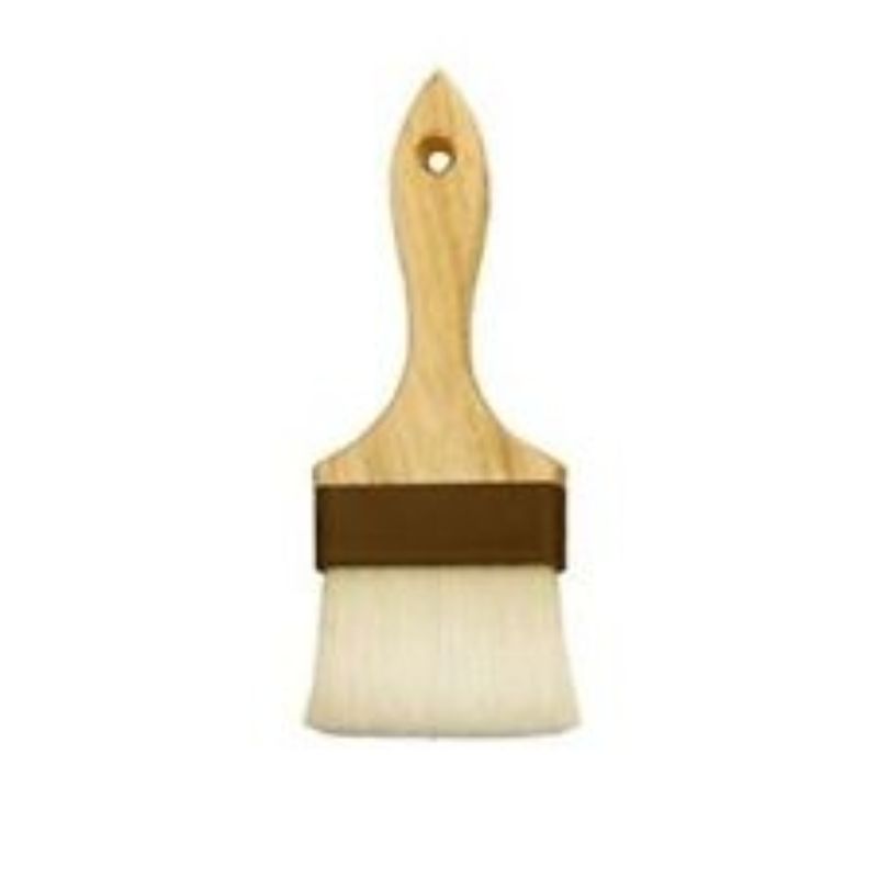 Winco WFB-30 Pastry/Basting Brush, Boar Bristle, 3" Wide (Price/Piece)
