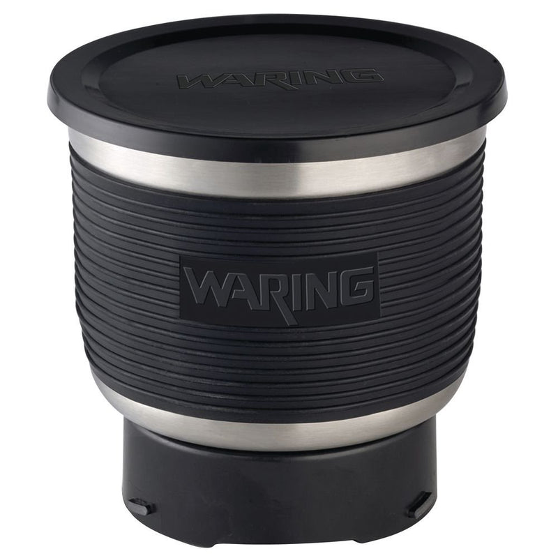 Waring CAC128 3-Cup Stainless Steel Grinding Bowl | Extra Bowl for WSG60 Commercial Spice Grinder with Cool-Touch Sleeve
