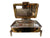 Stainless Steel Golden color rectangle - Hydraulic Chafer (Glass see through top)