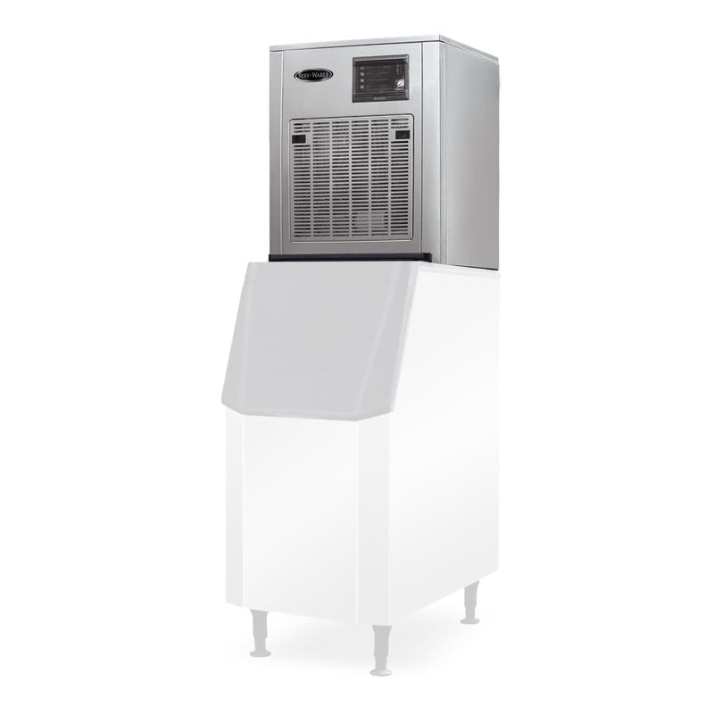 Serv-Ware SWM22-550CN Nugget Ice Machine Head – 550 lb/24 hr, 22” Wide Commercial Chewable Ice Maker, Air-Cooled, Stainless Steel