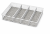 Atosa R06004000378 Epoxy Coated Wire Basket with 3 Divider Bar