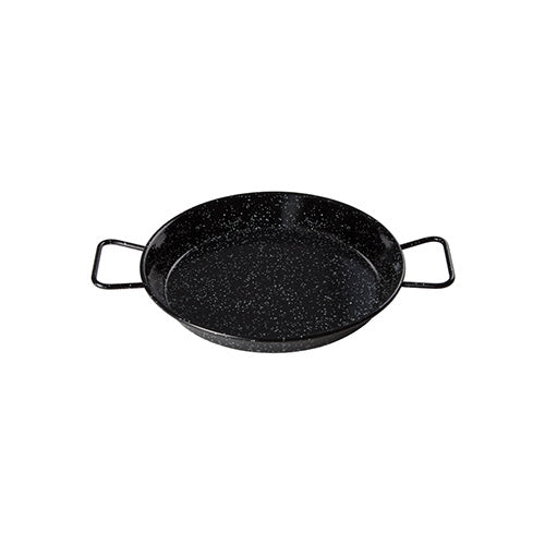 CSPP-14E, 14 1/8″ Polished Carbon Steel Paella Pan by Winco
