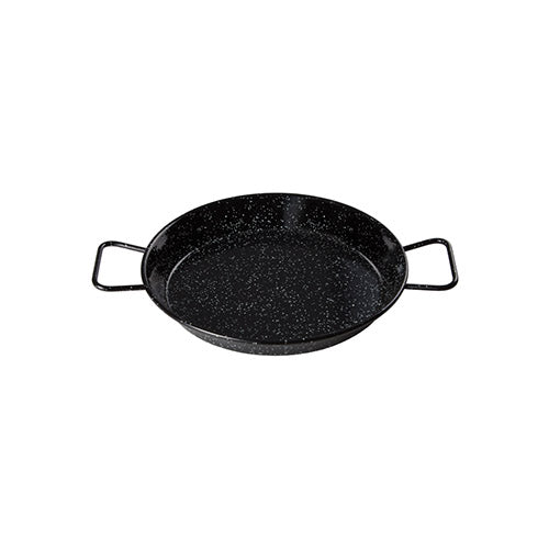 SPP-14E, 14 1/8″ Polished Carbon Steel Paella Pan by Winco