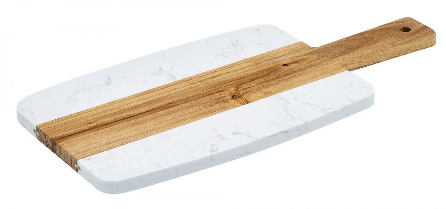 SBMW SERIES, Acacia Wood & Marble Serving Boards by Winco - Available in Different Sizes