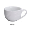 Yanco MM-54 2 3/4" Espresso Cup, Embossed Pattern Bone, White Durable China 3 Oz, Pack of 36 (3 Dz)