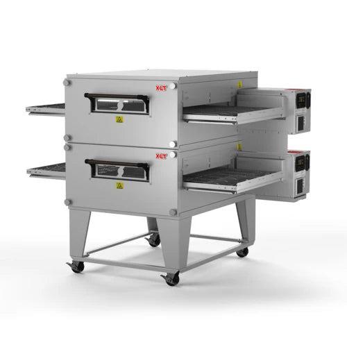 XLT X4 3240-2-G Double-Stack Gas Conveyor Pizza Oven, 32-Inch Belt