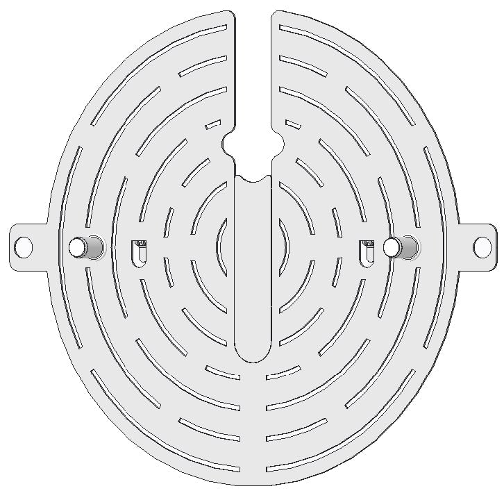 EURODIB XUC156 Airflow Reducer for Bakerlux Ovens