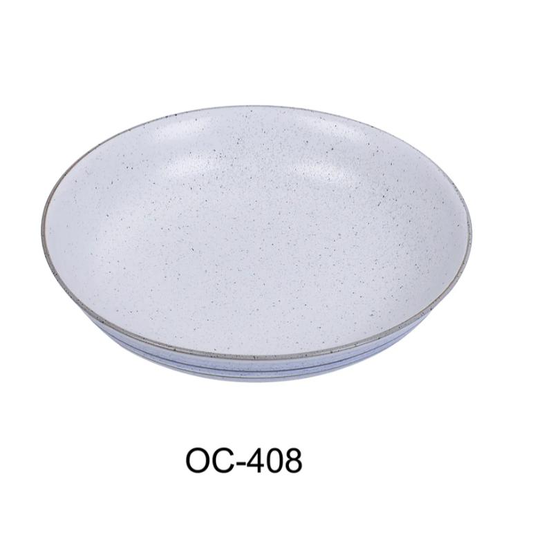 Yanco OC-408 Ocean DEEP SOUP / SALAD PLATE 14 OZ, China, (3Dz)
