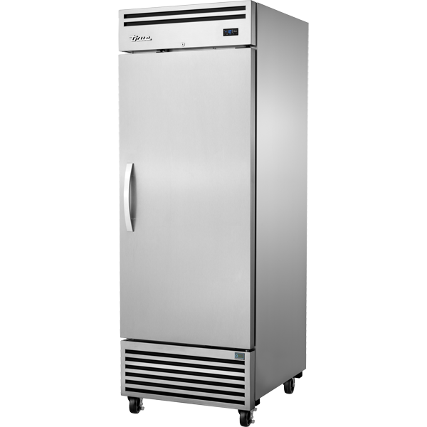 True TGN-1F-1S-HC 2/1 GN Upright Freezer with Solid Door & Refrigerant