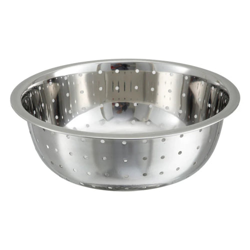 Food Preparations Colanders, Chinese-Style, Stainless Steel by Winco