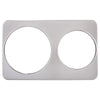 Winco ADP-810 Adaptor Plate, 8-3/8" & 10-3/8" Holes, S/S (Price/Piece)