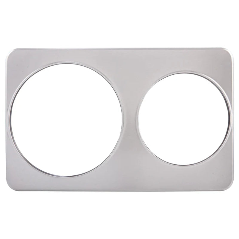 Winco ADP-810 Adaptor Plate, 8-3/8" & 10-3/8" Holes, S/S (Price/Piece)