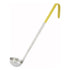 Winco One-Piece Stainless Steel Ladles with Color-Coded Handles
