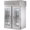 True STR2RRT-2G-2S-HC Roll-Thru Glass Front/Solid Rear Swing Door Refrigerator