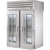 True STR2RRT-2G-2S-HC Roll-Thru Glass Front/Solid Rear Swing Door Refrigerator